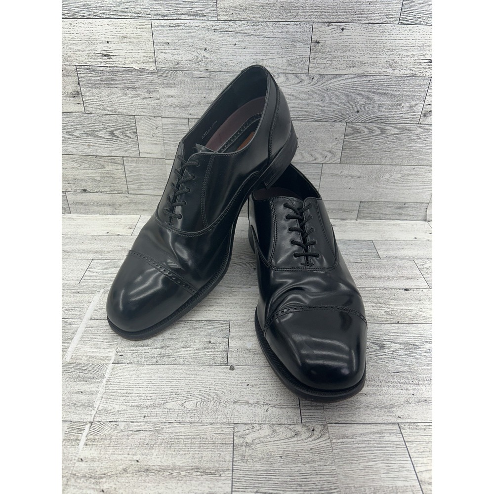 Florsheim Shoes Mens Size 11.5 D Oxford Dress Cap Toe Formal‎ Leather 17067-01